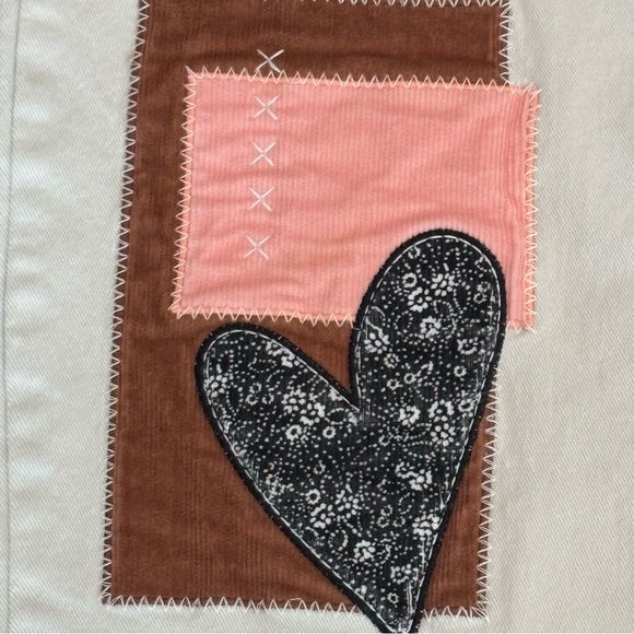 SO Beige Patchwork Wide Leg High Waisted Jeans 7 / 28 - Picture 8 of 13